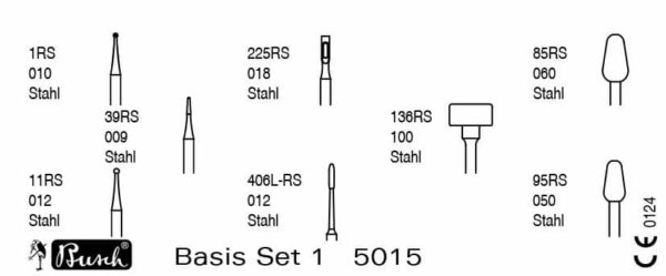 Busch fraisenset Basis 1 5015