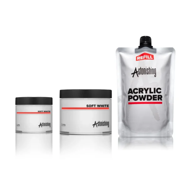astonishing acrylic powder soft white